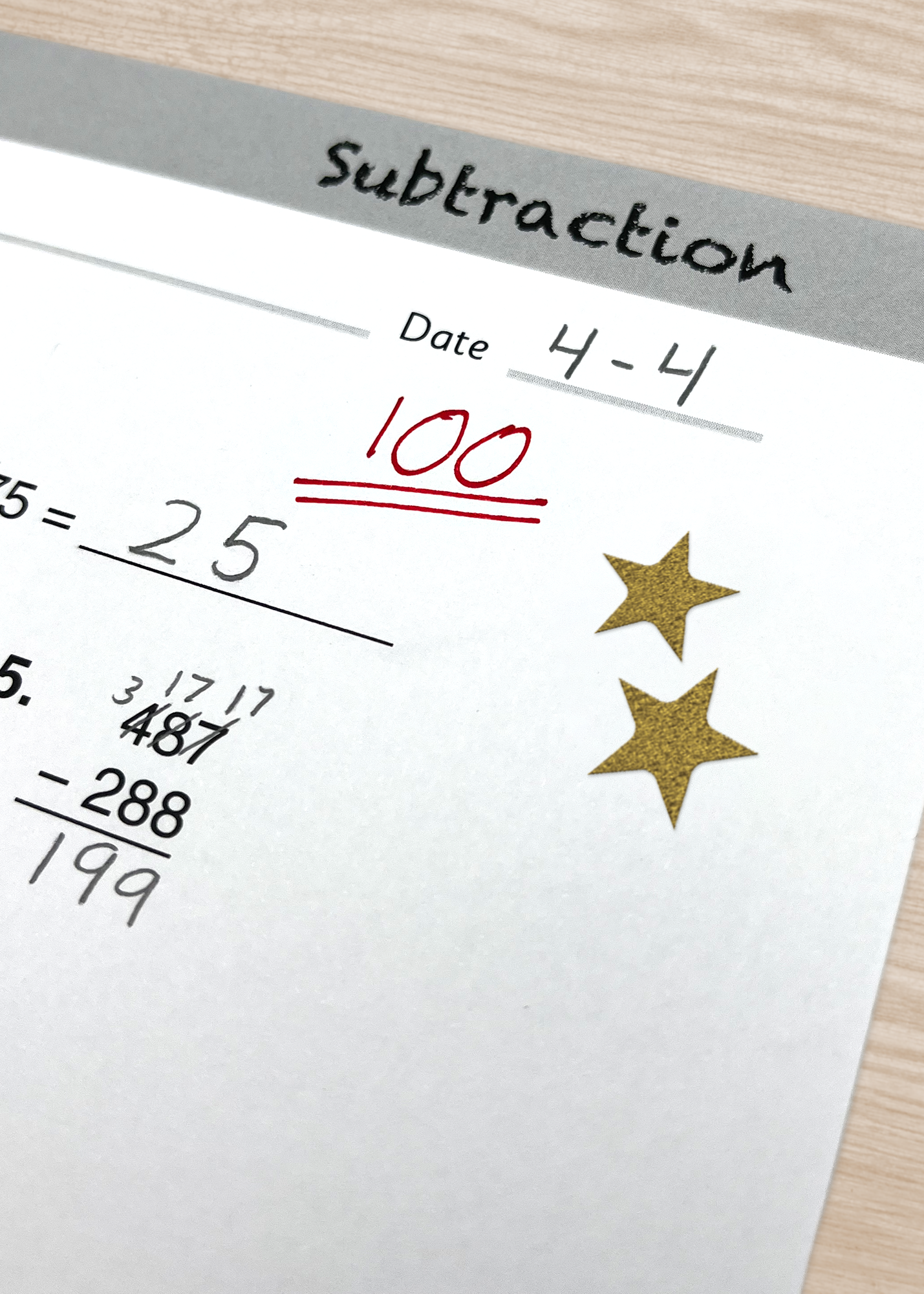 Gold Stars Foil Stickers