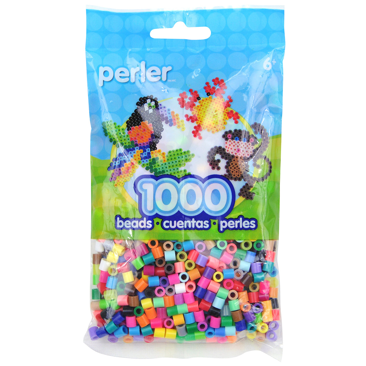 Perler Beads - Multi Color - 2.5oz - 1 000 Beads