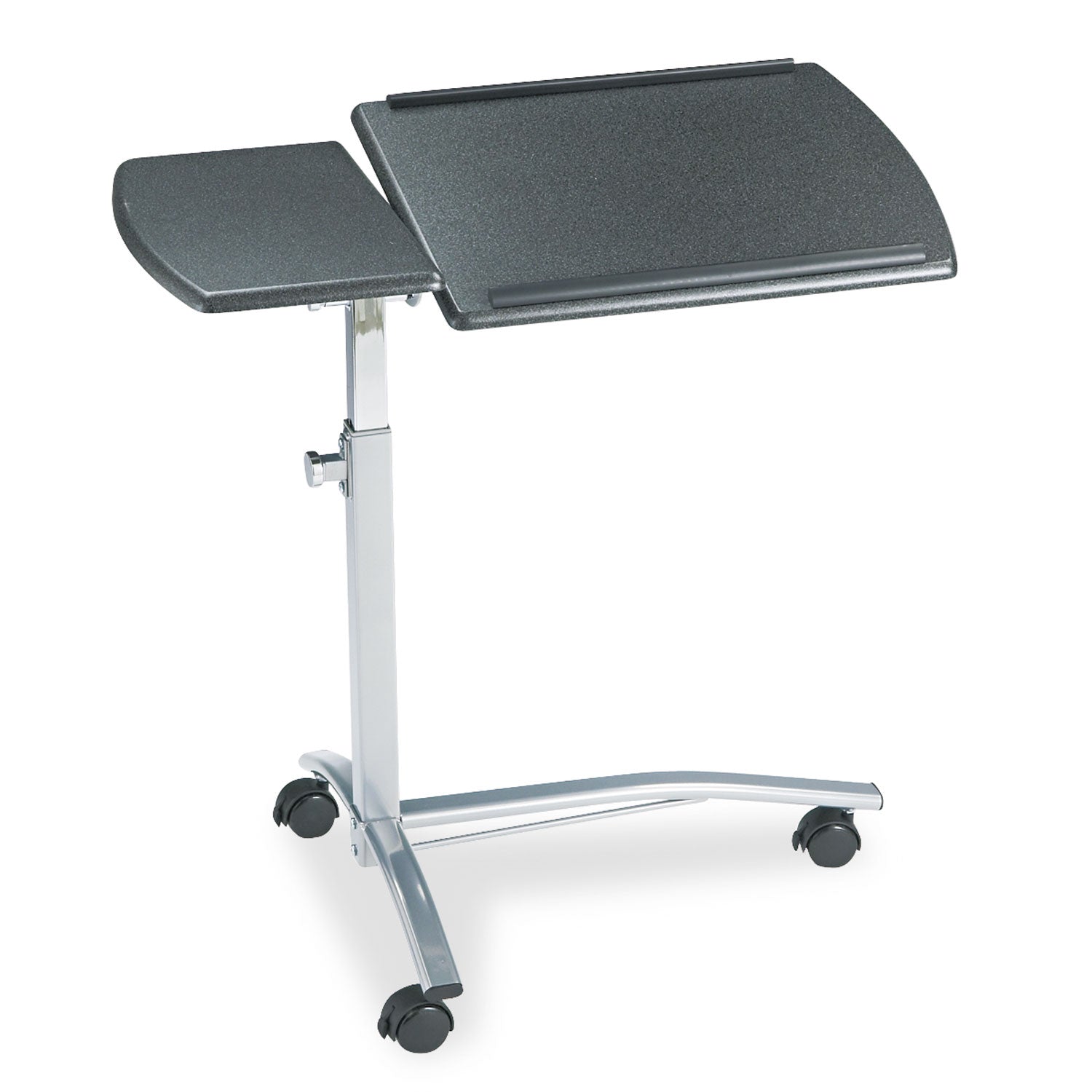 Rectangle Top - Adjustable Height - 27" to 38" Adjustment - 15" Table Top Length x 29.50" Table Top Width - Assembly Required - Charcoal Black - Steel Frame Material - 1 Each
