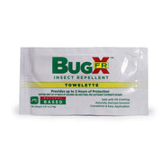 BugX DEET FREE Insect Repellent Wipes, 100/box