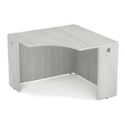 OfficeSource Laminate 42"W Corner Desk Shell - Arcadia White