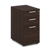 OfficeSource Laminate 3 Drawer Mobile Pedestal - Box/File - Java
