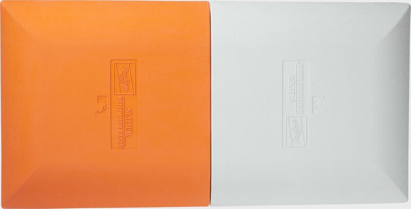 Hollywood Slider Double First Base - 15 In X 30 In - Orange - White