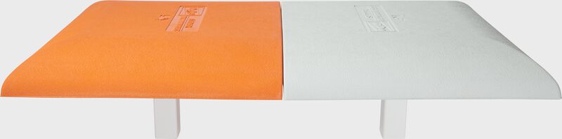 Hollywood Slider Double First Base - Set Of 3 - 15 In X 30 In - Orange - White