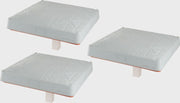 Hollywood Impact Kwik Release Youth Base - Set Of 3 - 15 In - White
