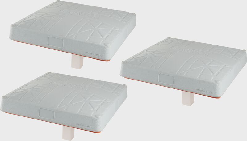 Hollywood Impact Kwik Release Youth Base - Set Of 3 - 15 In - White