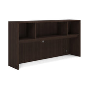OfficeSource Laminate Open Hutch - 71"W - Java