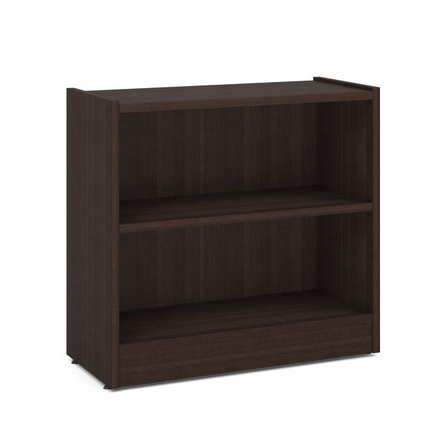OfficeSource Laminate Bookcase - 2 Shelves - Java