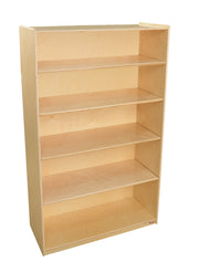 Bookshelf with Adjustable Shelves, 59-1/2"H