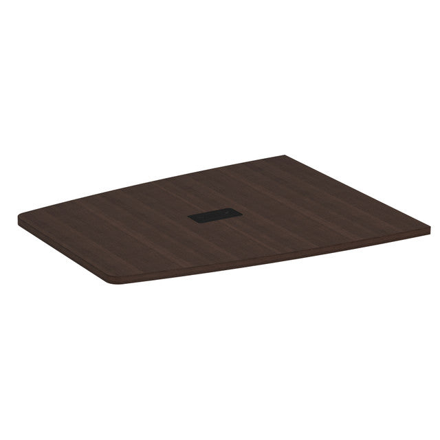 OfficeSource Conference/Multi-Purpose Tables 60.5" Half Boat Shape Top (Top Only) - Java
