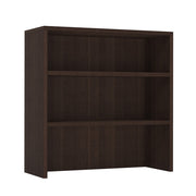 OfficeSource Laminate Open Hutch - 35.5" Wide - Java
