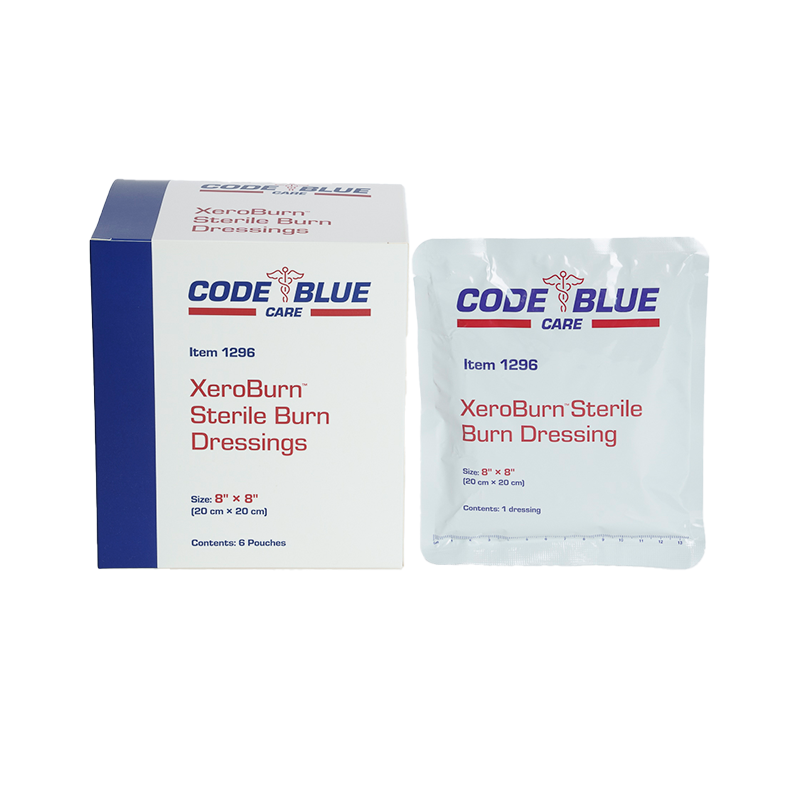 XeroBurn Sterile Burn Dressing, 8" x 8" - 6 pcs per Box/6 Boxes per Case