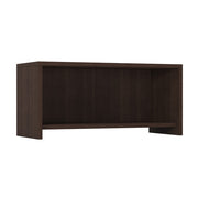 OfficeSource Laminate Wall Mounted Open Hutch - 36.5''W - Java