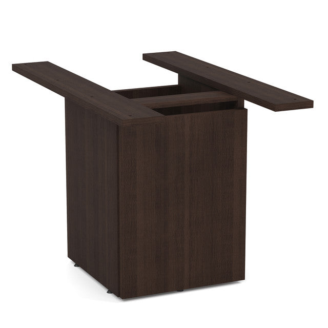OfficeSource Conference/Multi-Purpose Board Table Cube Base With Access Door - Java