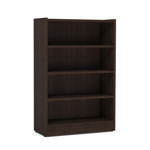 OfficeSource Laminate Bookcase - 4 Shelves - Java