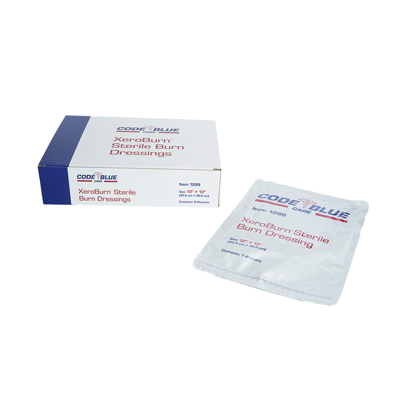 XeroBurn Sterile Burn Dressing, 12" x 12" - 6 pcs per Box/3 Boxes per Case