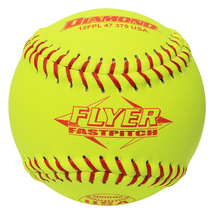 Softballs - Fastpitch - USA, 12", Leather - Pack Of 12 (Model # - 12FPL 47 375 USA)