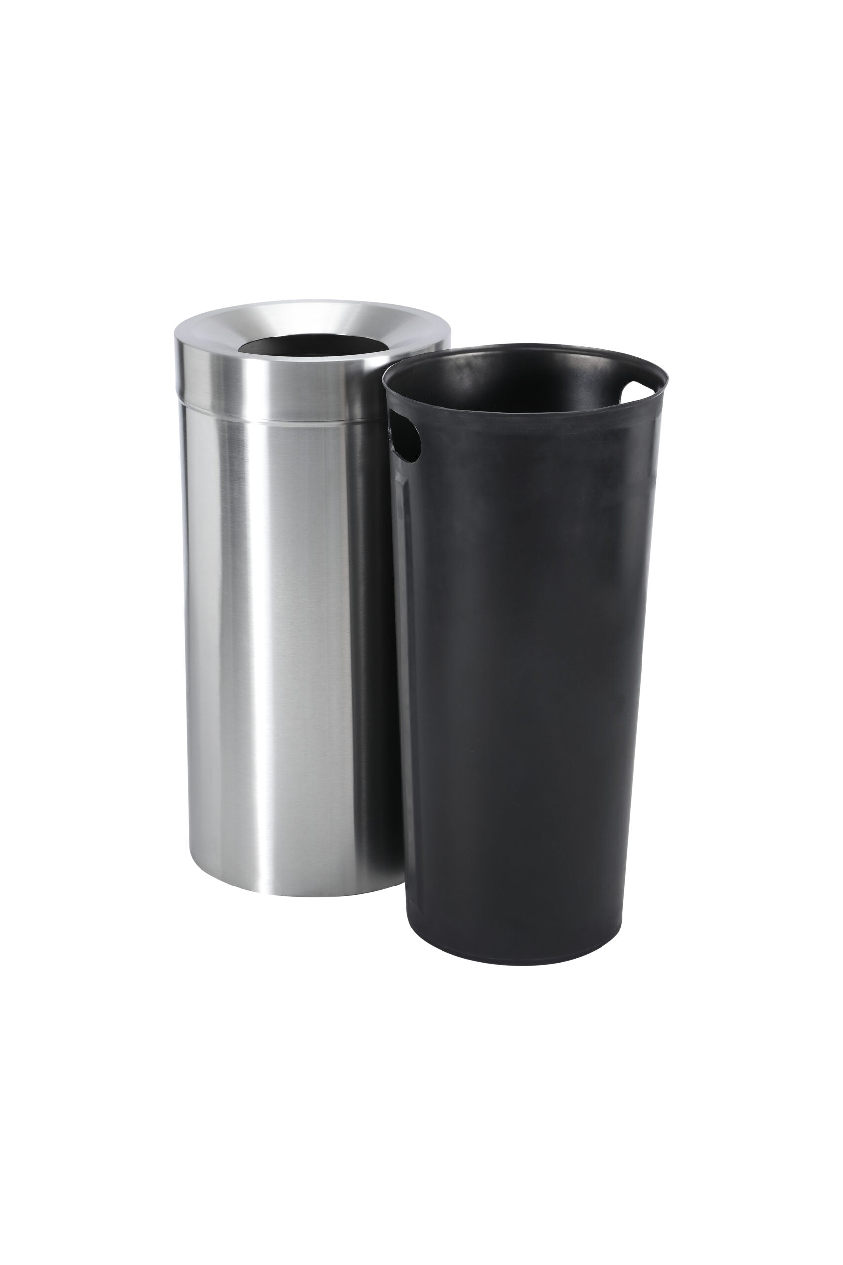 27 Gallon Stainless Steel Trash Can with Liner