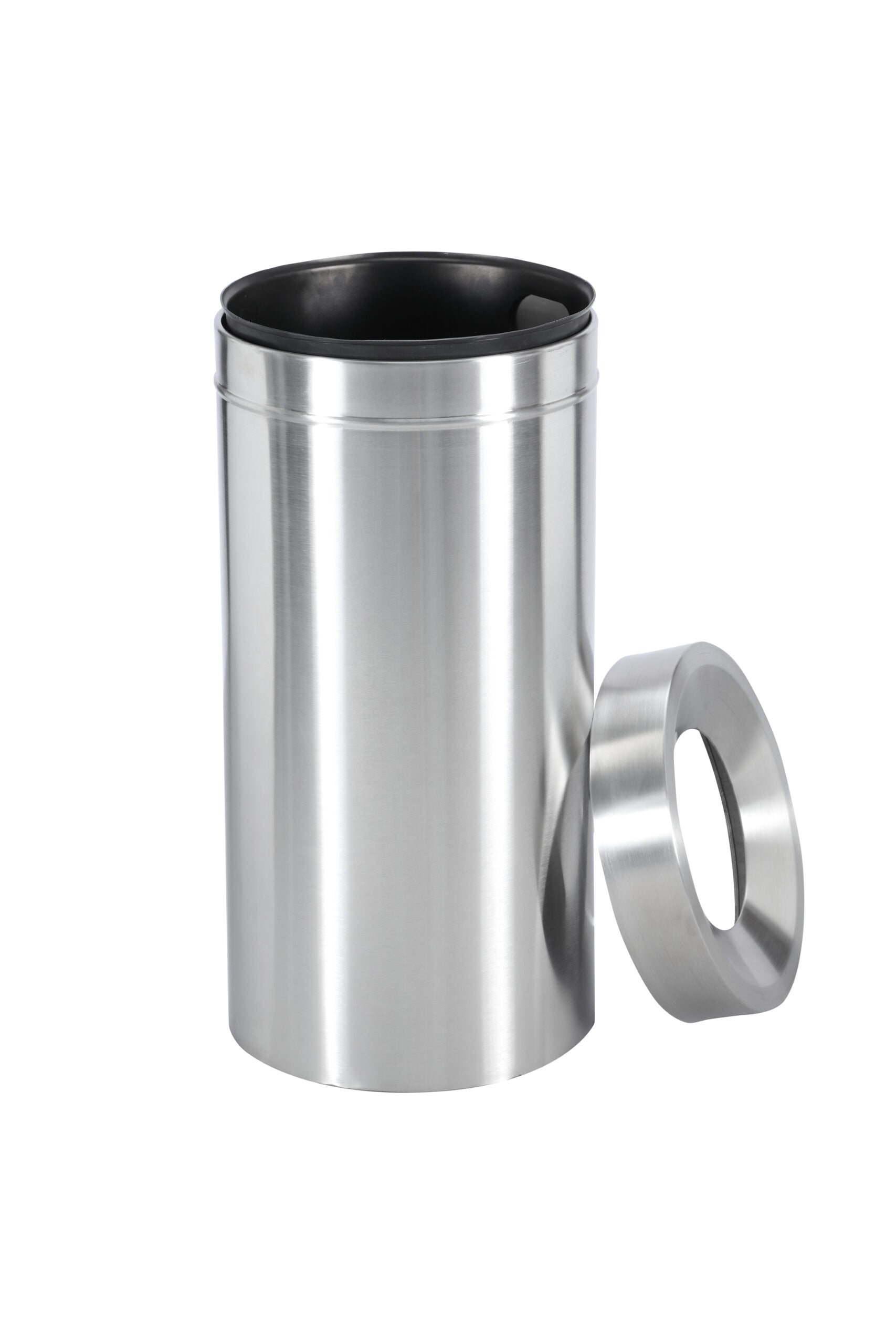 27 Gallon Stainless Steel Trash Can with Liner
