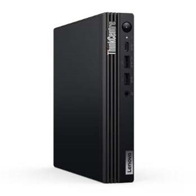 Lenovo - ThinkCentre M70q Gen 5 12TD001GUS Desktop Computer - Intel Core I5 14th Gen I5-14400T - 8 GB - 256 GB SSD - Tiny - Black
