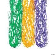 Mardi Gras Micro Beads - 144 Pieces