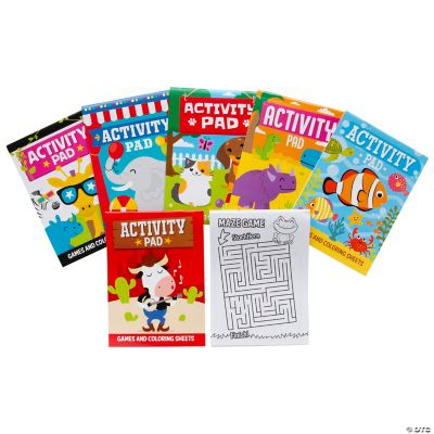 Activity Pad Assortment - 12 Pieces