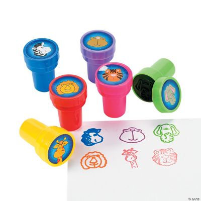 Zoo Animal Stamps - 24 Pieces