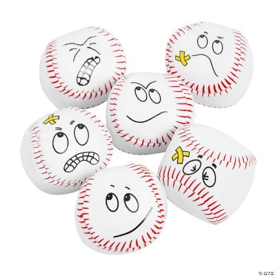 Vinyl Baseball Kick Balls - 12 Pieces