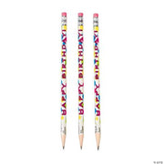 Happy Birthday Pencils - 24 Pieces