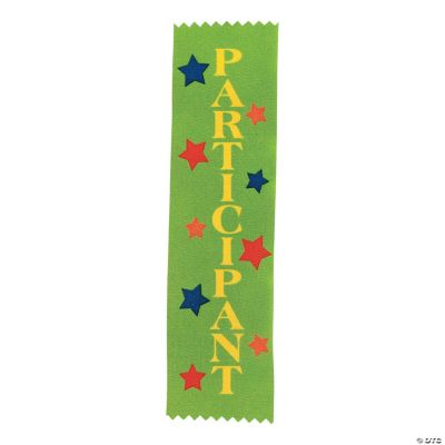 Participant" Award Ribbons - 12 Pieces