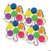 Mini Neon Water Ball Yo-Yos - 24 Pieces