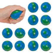 Earth Stress Balls - 12 Pieces