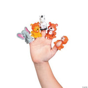 Jungle Animal Finger Puppets - 24 Pieces