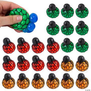 Mini Mesh Stress Balls - 24 Pieces