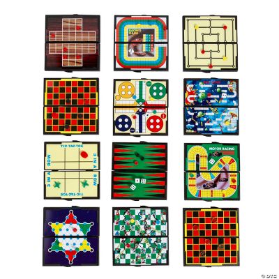 Magnetic Travel Games - 12 Pieces