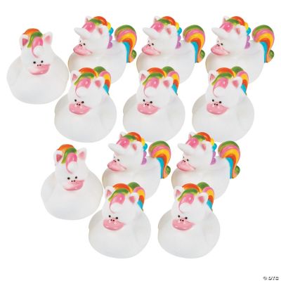 Unicorn Rubber Duckies - 12 Pieces
