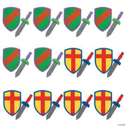 Foam Swords And Armor Sets - 12 Pieces