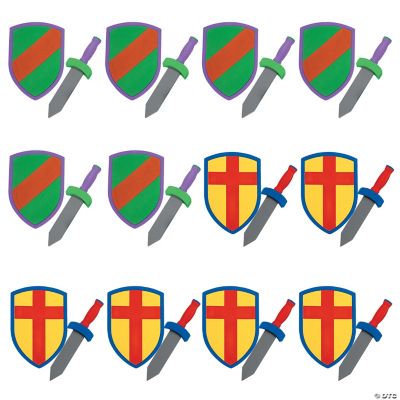 Foam Swords And Armor Sets - 12 Pieces