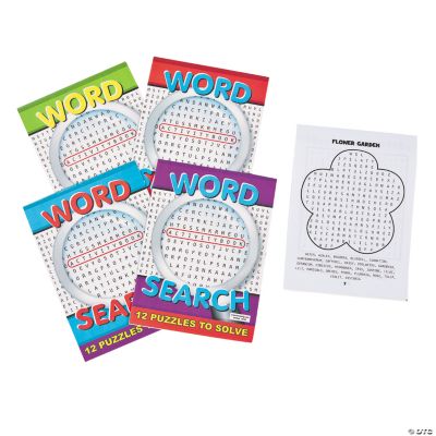 Word Search Activity Book - 24 Pieces