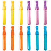 Small Bubble Wand Assortment - 12 Pieces