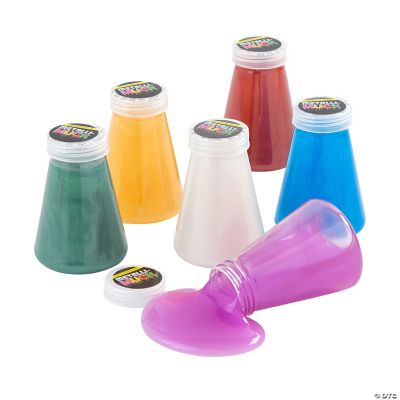 Metallic Slime In Laboratory Flask - 12 Pieces