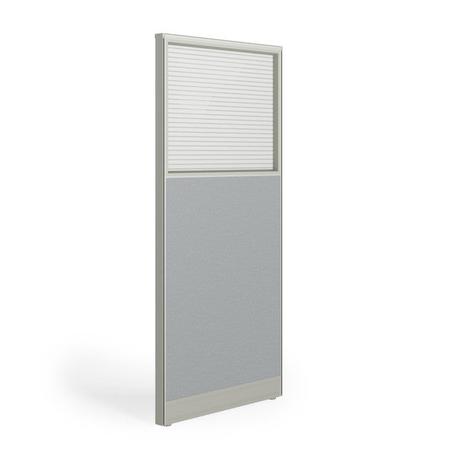 OfficeSource Panels II 30"W X 66"H Panel w/ Opaque View-Through - Moonlight