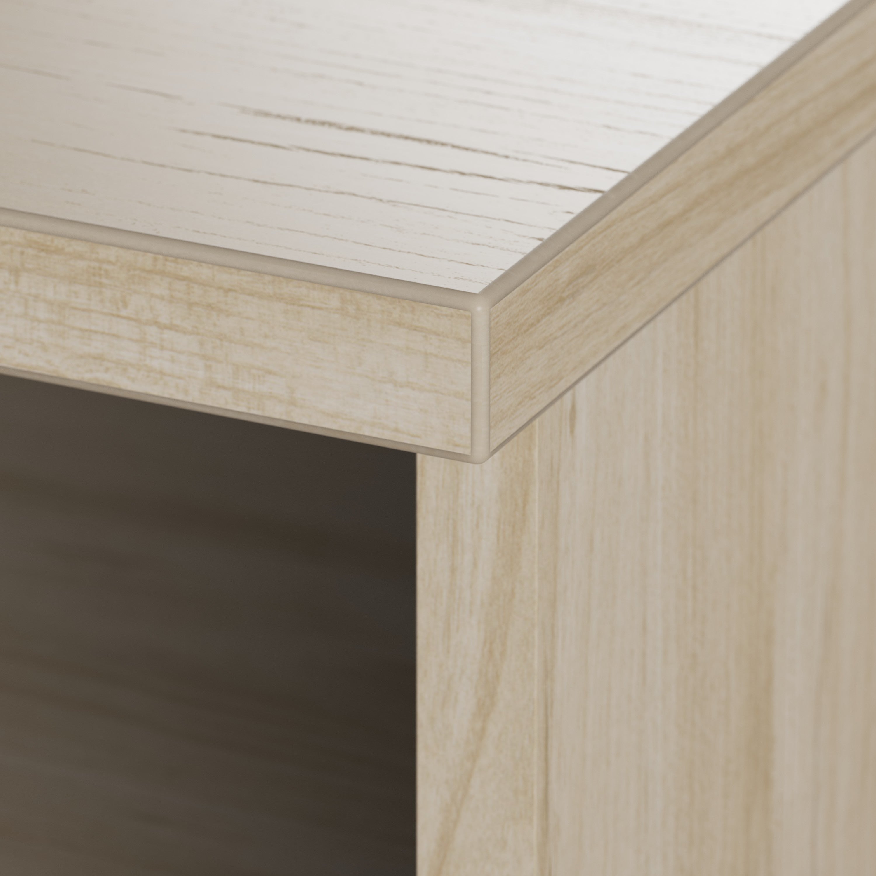 Bush Business Furniture Studio C Tall 5 Shelf Bookcase in Natural Elm - 35.81" Width x 72.9" Depth x 72.8" Height