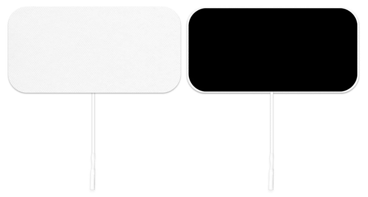 ValuTrode X, white cloth, 2" x 4" rectangle, 40/case