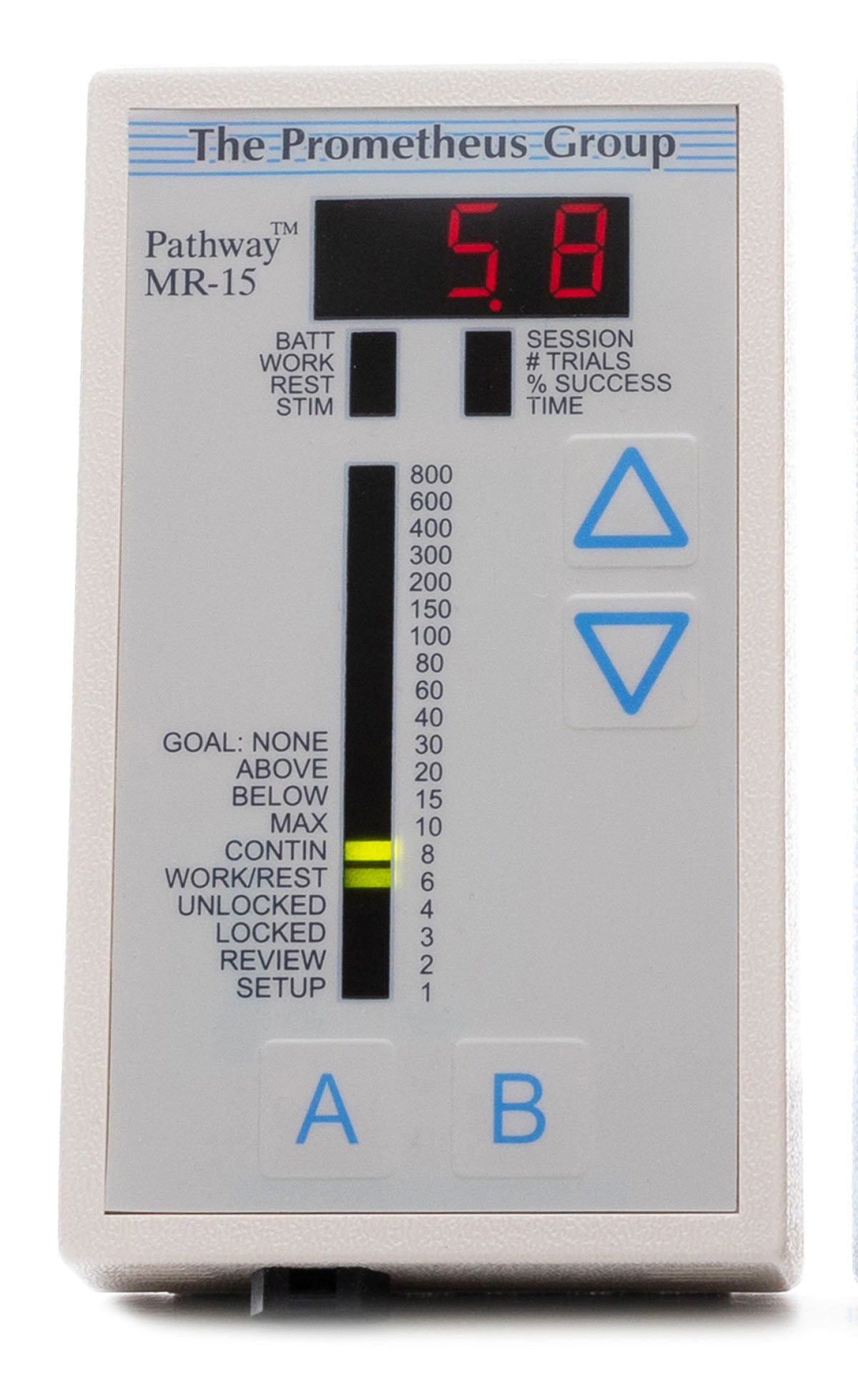 Pathway MR-15 Single Channel sEMG System with Vivid Tri-Color LED Display