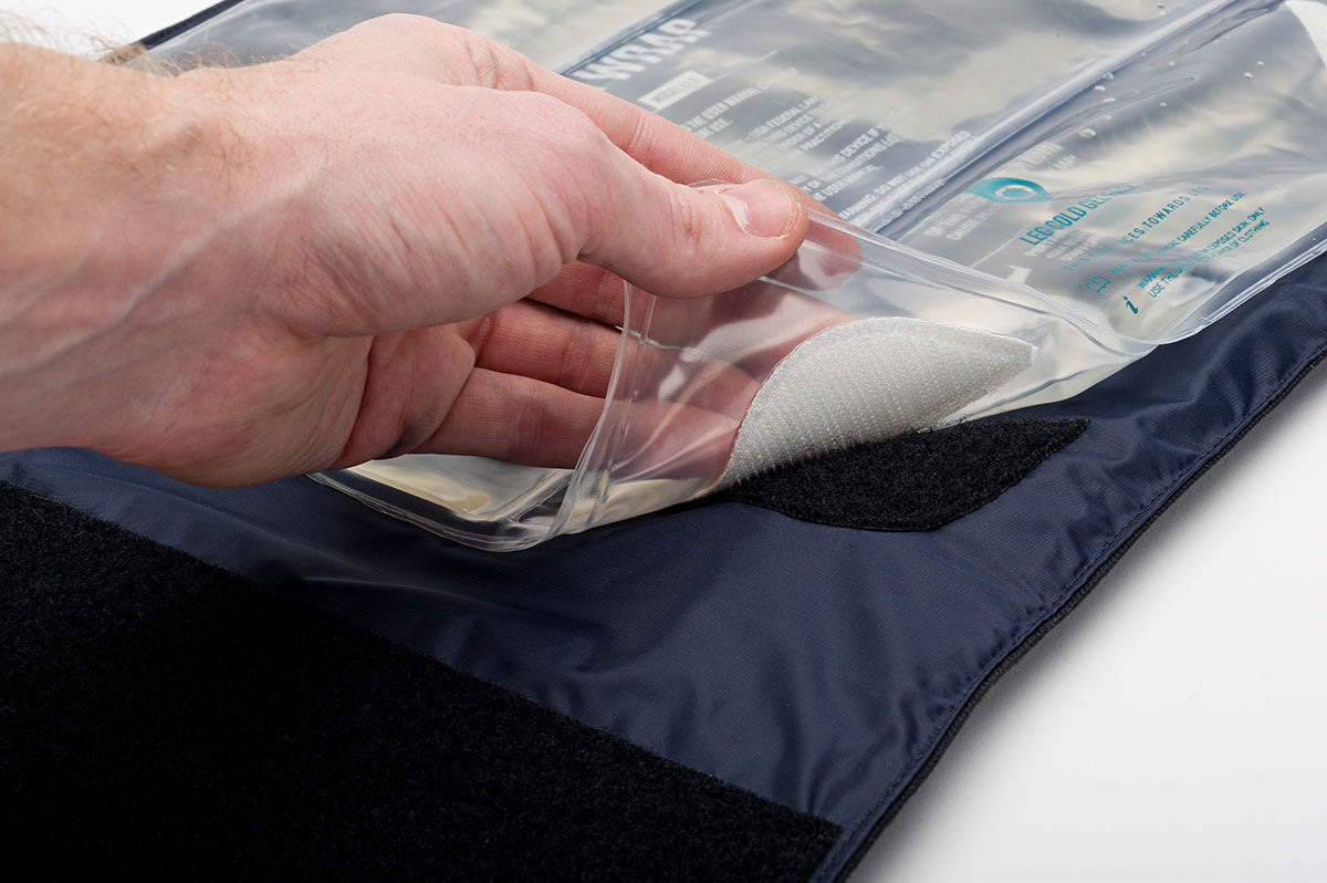 Squid Cold Compression Leg Wrap and Gel Pack