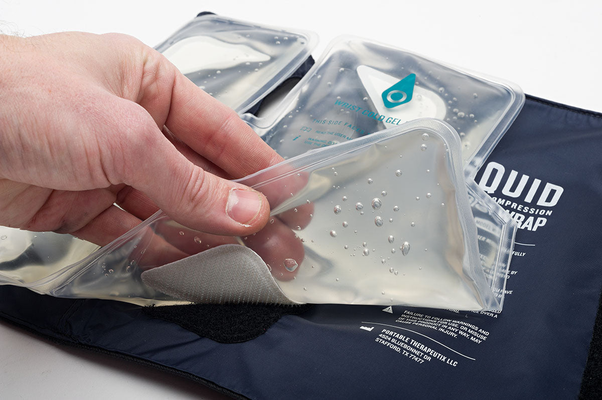 Squid Cold Compression Wrist Wrap and Gel Pack