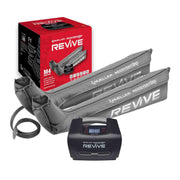 Mueller RecoveryCare REVIVE, M4 Gear Pack, Console and Full Leg Boot (Small, Pair, Grey)