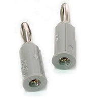 Mettler Pin to Banana Adapter Plug, Grey - set of 4