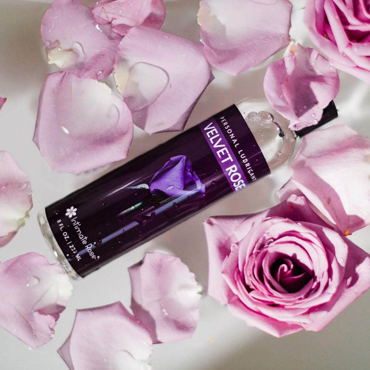 Velvet Rose, Lubricant Vaginal Moisturizer and Water Based Personal Lubricant, 8 oz.